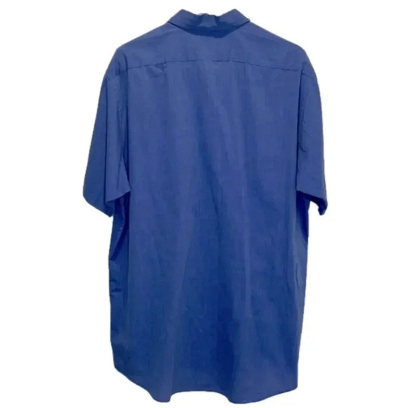 Flawed Men’s button down shirt 16.5 short sleeved Editions by Van Heusen - Picture 2 of 5